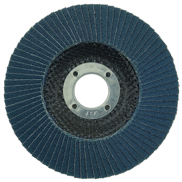 4-1/2 Abrasive Flap Disc, Flat (TY27), Phenolic Backing, 60Z, 7/8